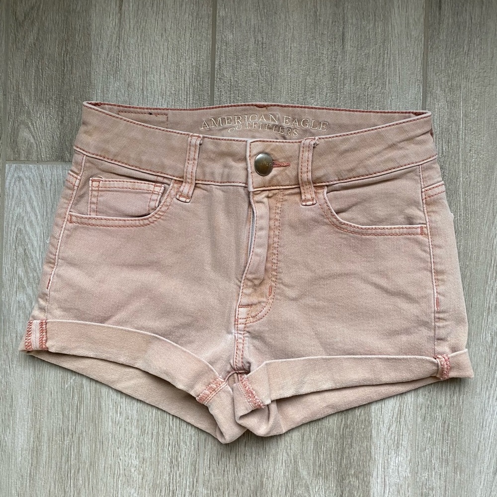 American Eagle High Rise Shortie Shorts Size 00